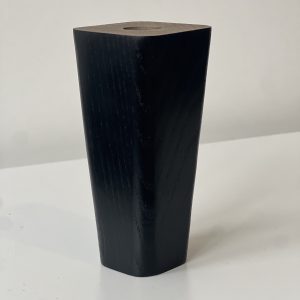 Painted black