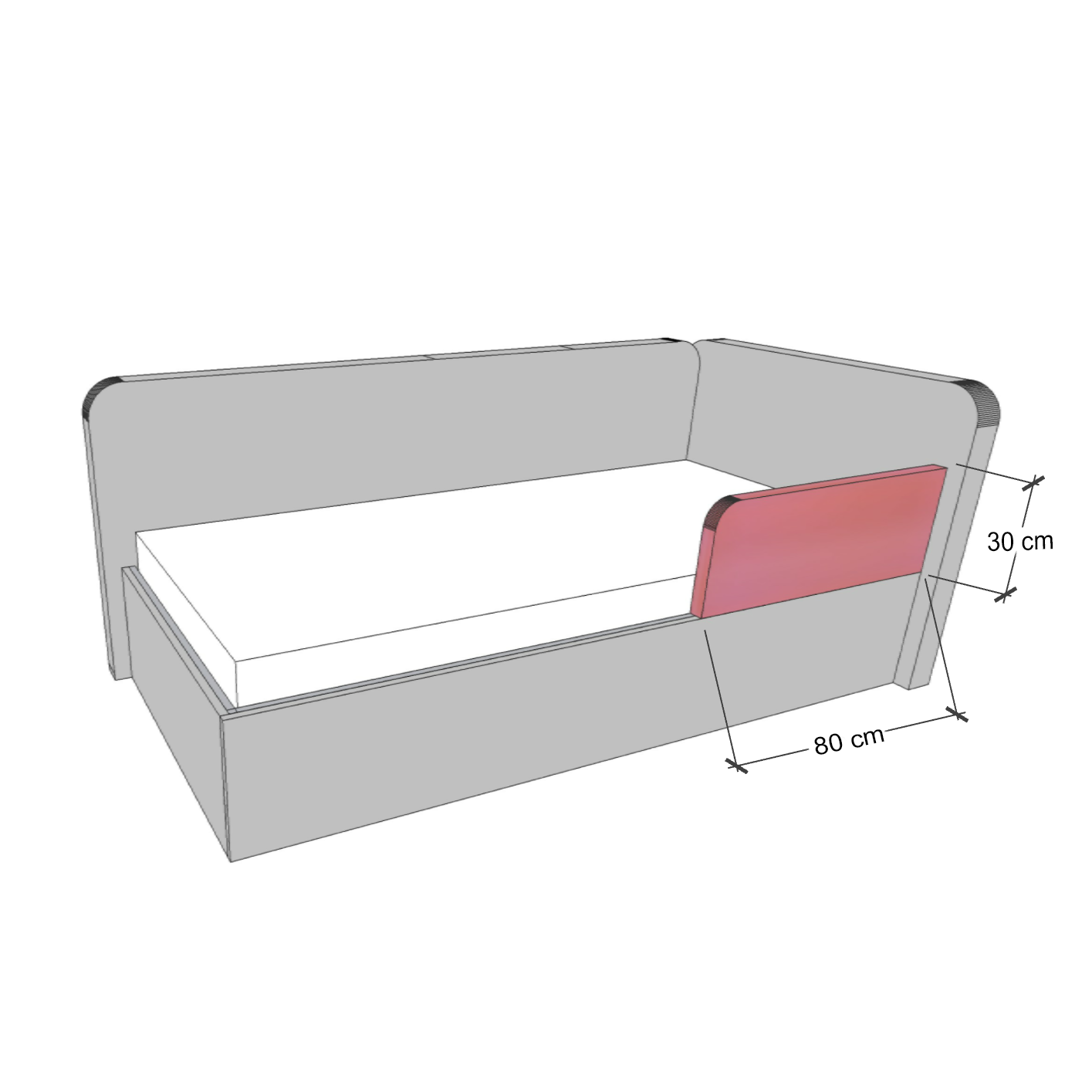 Side rail (left side) - Image 2